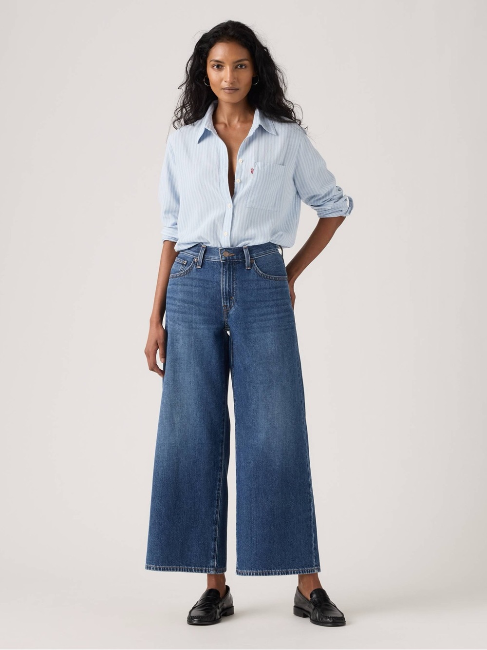 Levi’s Middy Wide Leg Ankle Jean